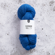 Svensk Ull 2 tr 100g Electric Blue